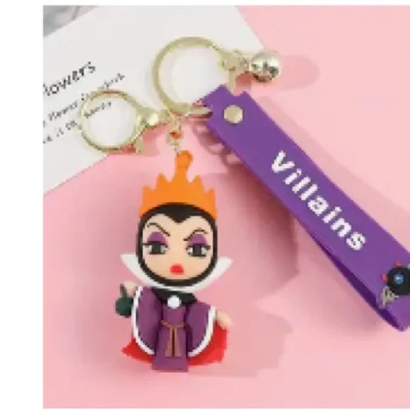 NWOT choose one princess or villain Girl Keychain - Picture 4 of 4